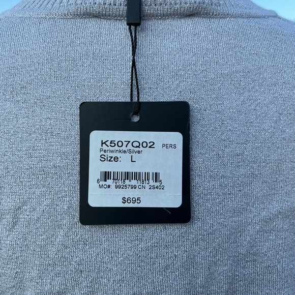 GORGEOUS Periwinkle Silver St. John Sweater - Picture 2 of 8